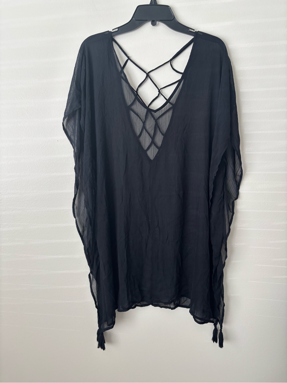 Black Womens Swim Cover-Up